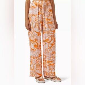 Melissa Odabash Olivia Orange Mirage Trouser